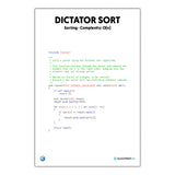 Dictator Sort - C++