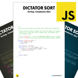 Dictator Sort - JavaScript