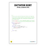 Dictator Sort - JavaScript