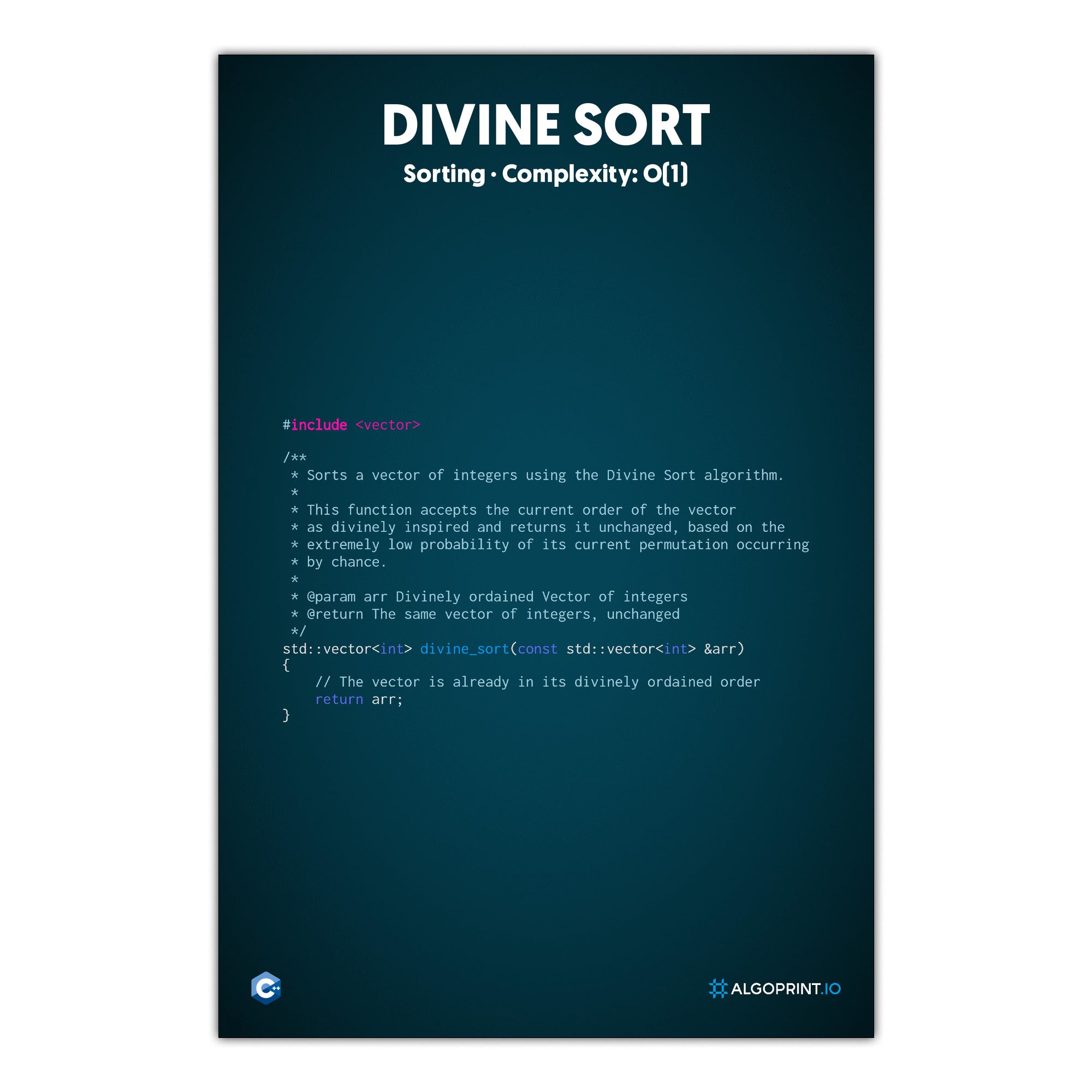 Divine Sort - C++