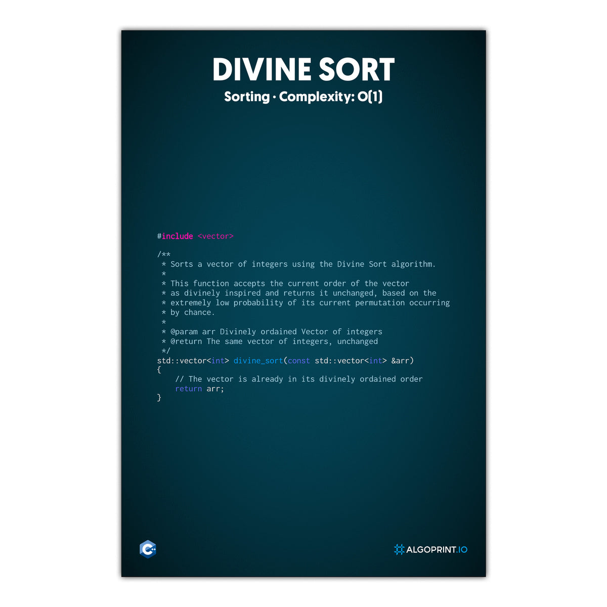Divine Sort - C++