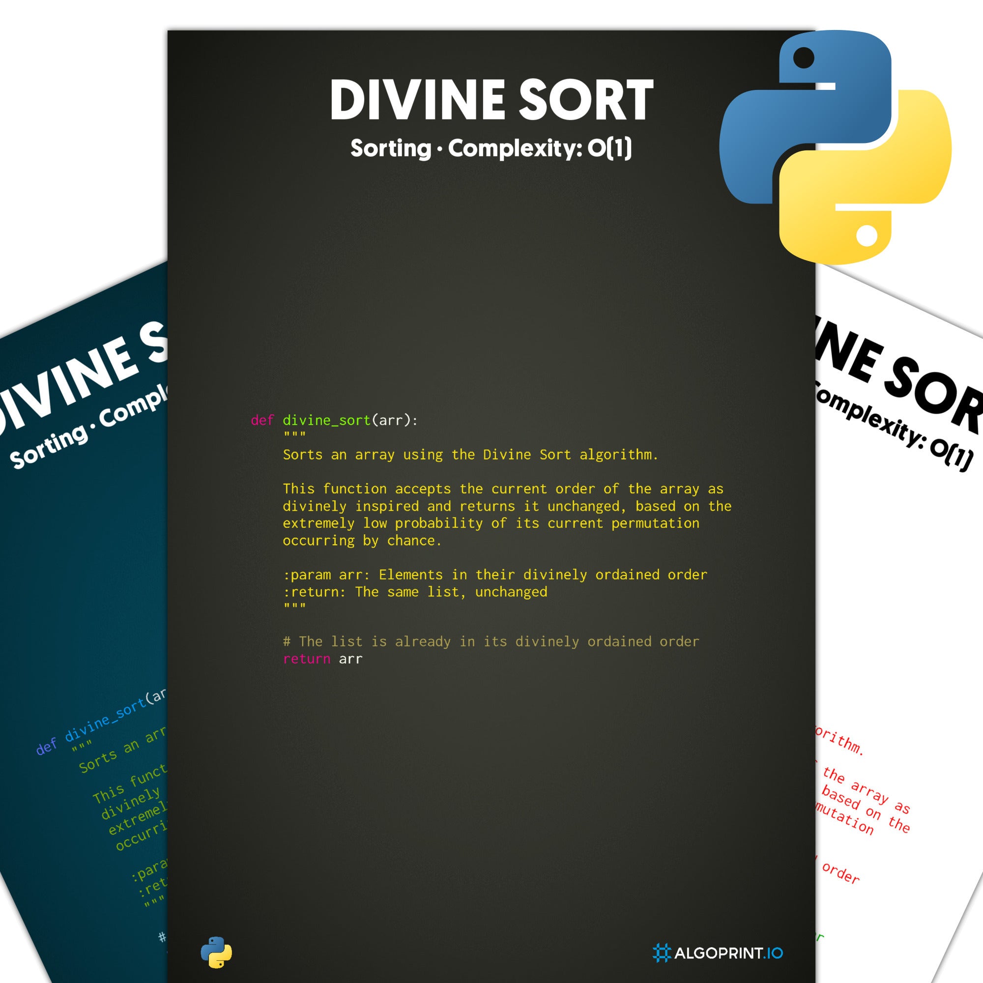 Divine Sort - Python
