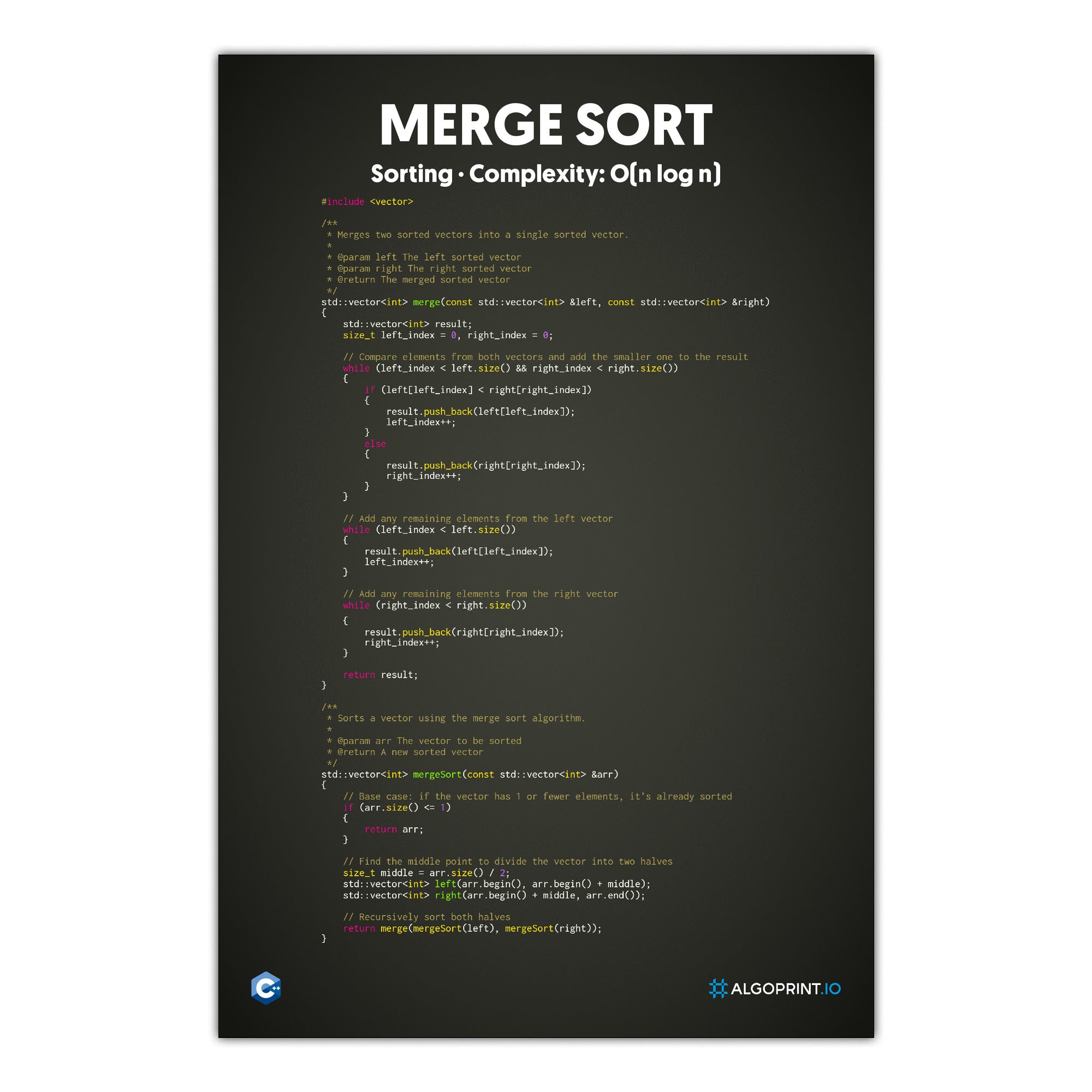 Merge Sort - C++