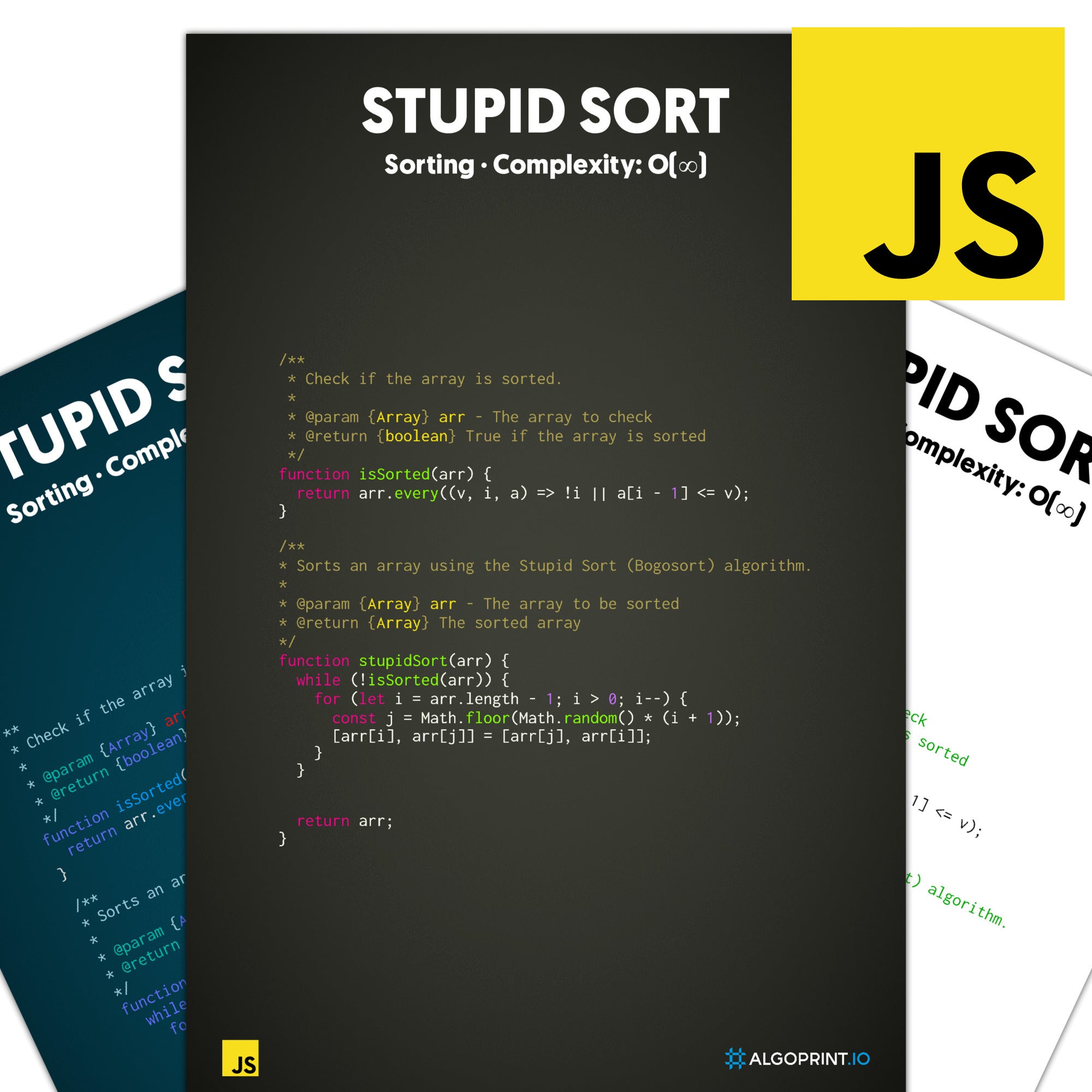 Stupid Sort - JavaScript