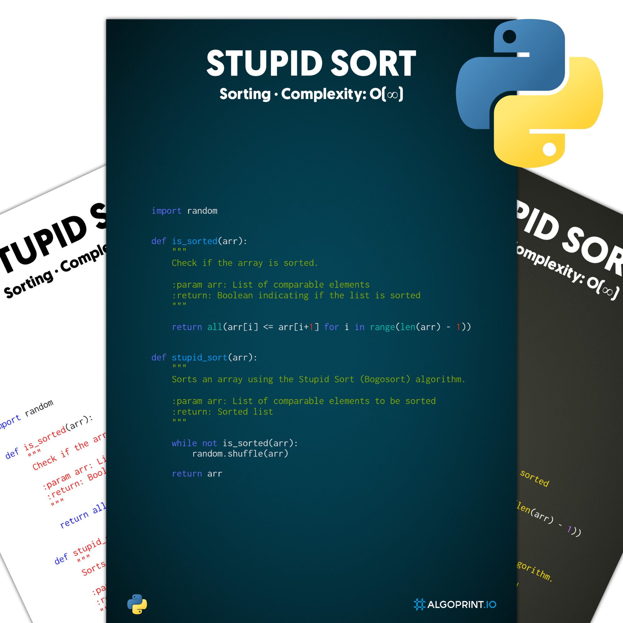 Stupid Sort - Python